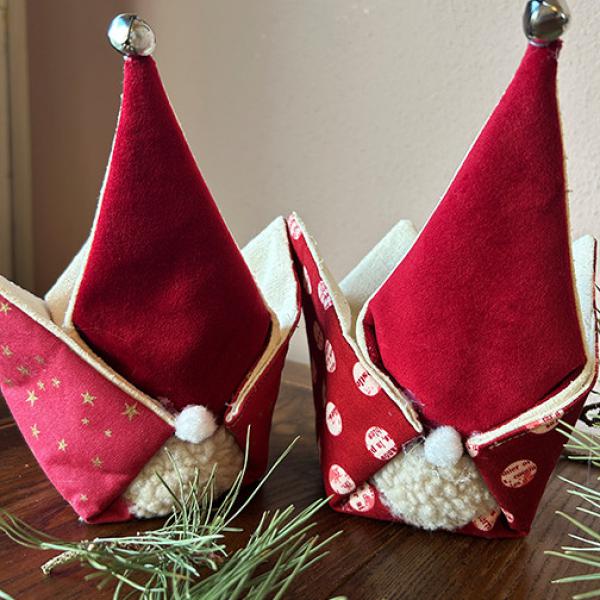 Nähstübchen zum Advent: Nikolausstiefel und Tischwichtel nähen