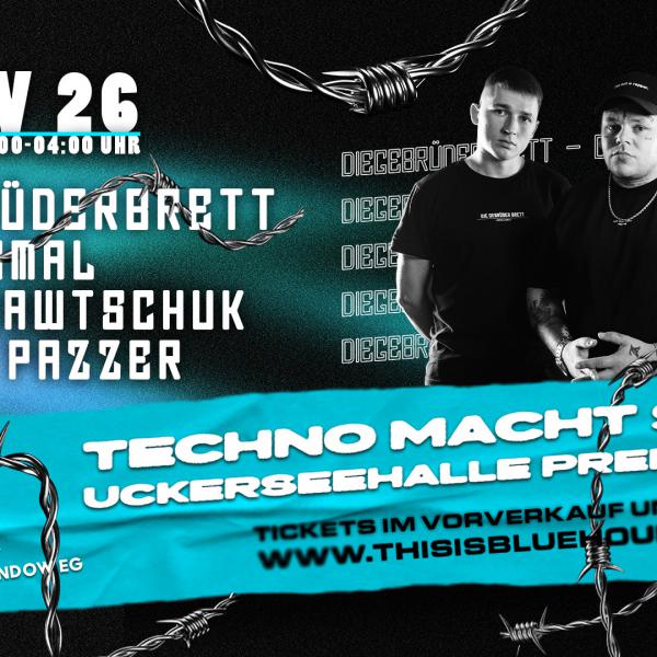 TECHNO MACHT SINN mit DIEGEBRÜDERBRETT