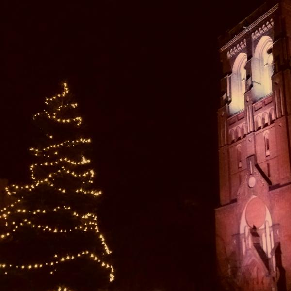 Weihnachtsliedersingen im Kerzenschein