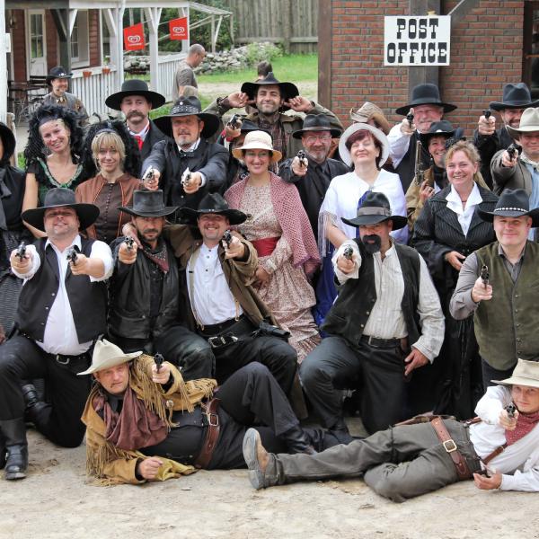 WILD WEST REENACTORS El Dorado Templin Westernstadt